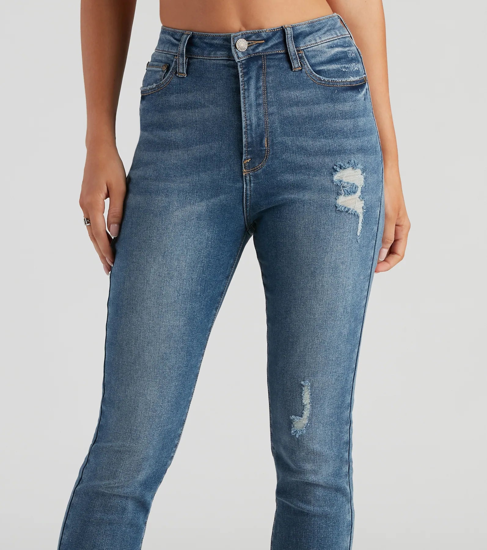 Taylor High Rise Skinny Ankle Jeans By Windsor Denim - Image 4