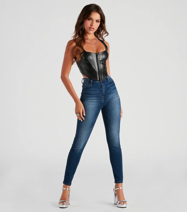 Harper Mid-Rise Skinny Jeans By Windsor Denim - Image 2