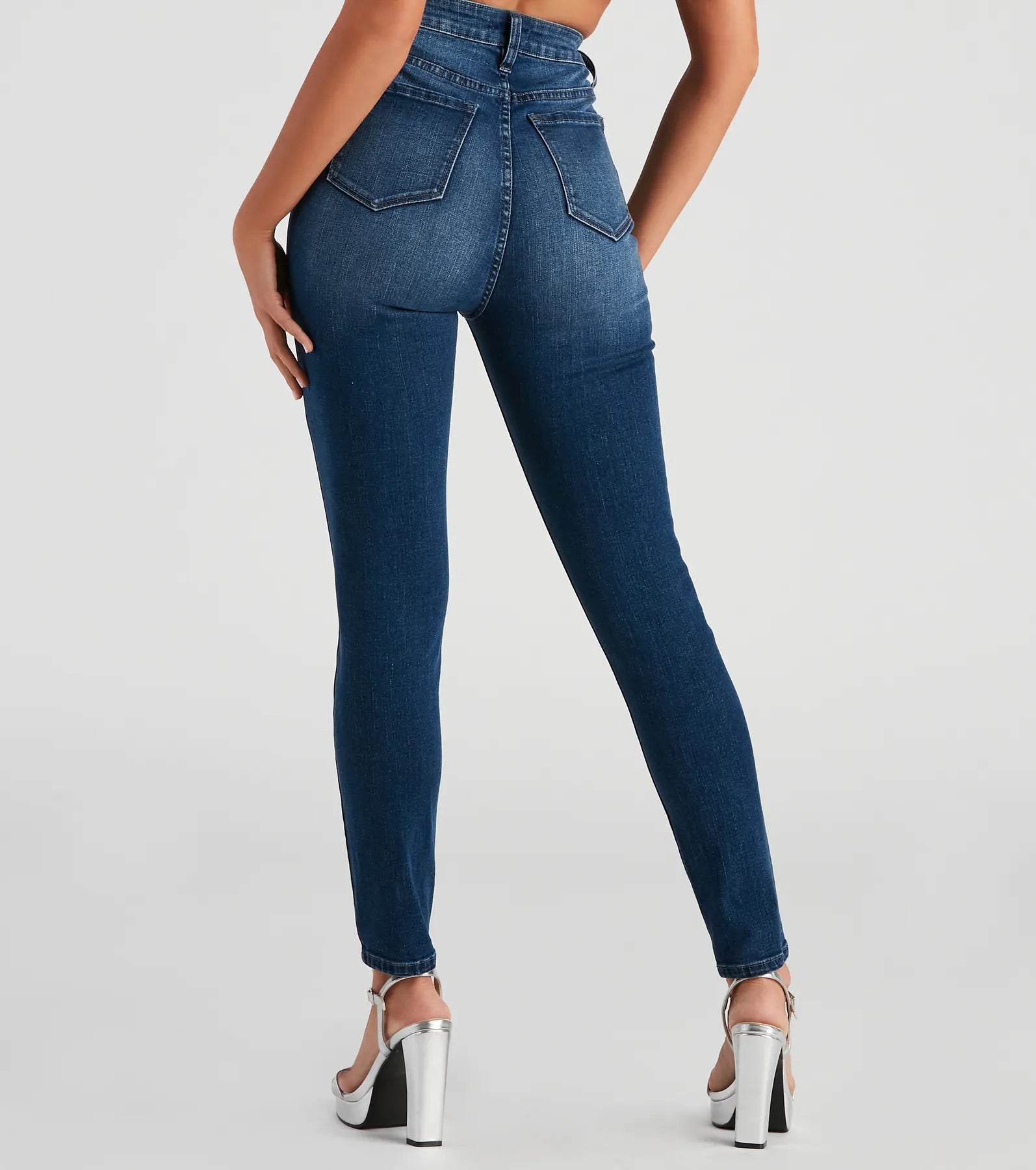 Harper Mid-Rise Skinny Jeans By Windsor Denim - Image 3