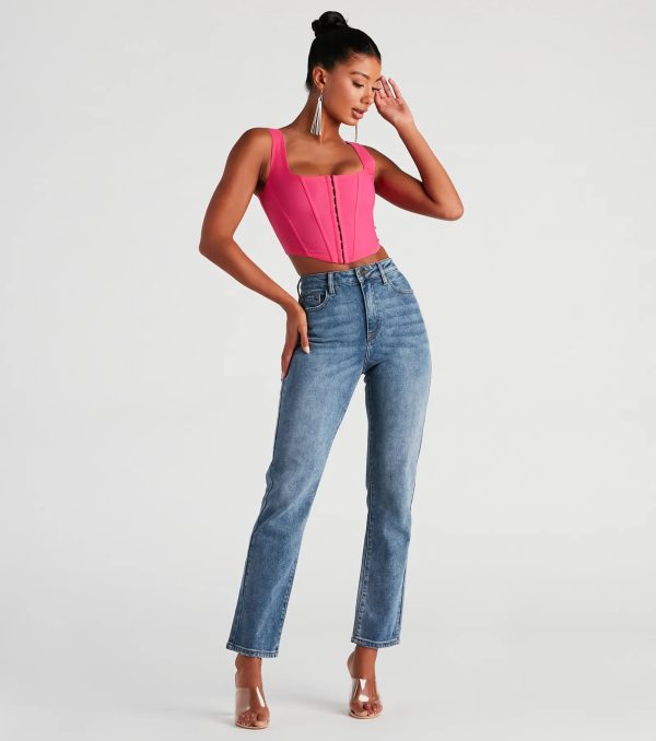 Desa High-Rise Straight Leg Jeans By Windsor Denim - Image 3