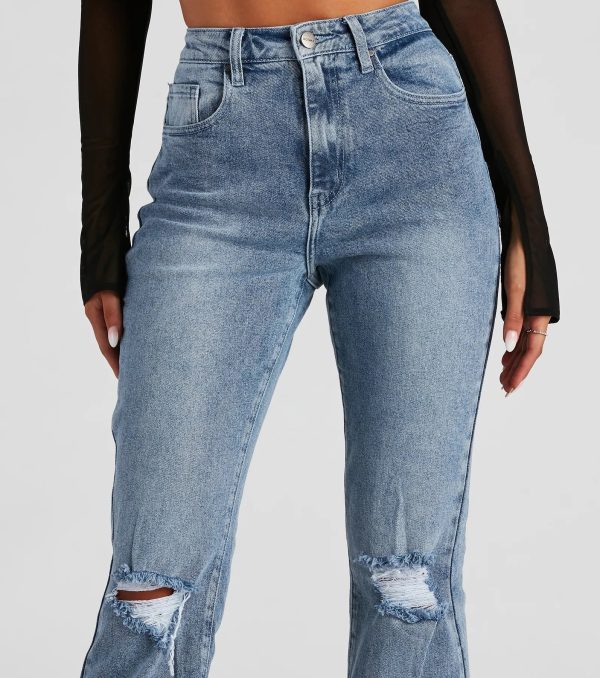 New Places High Rise Flare Denim Jeans - Image 4