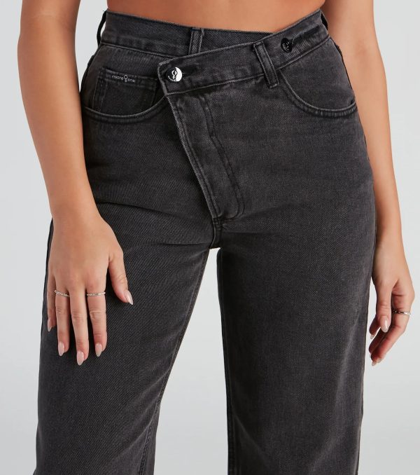 Stretch The Rules High Rise Straight Leg Denim Jeans - Image 4