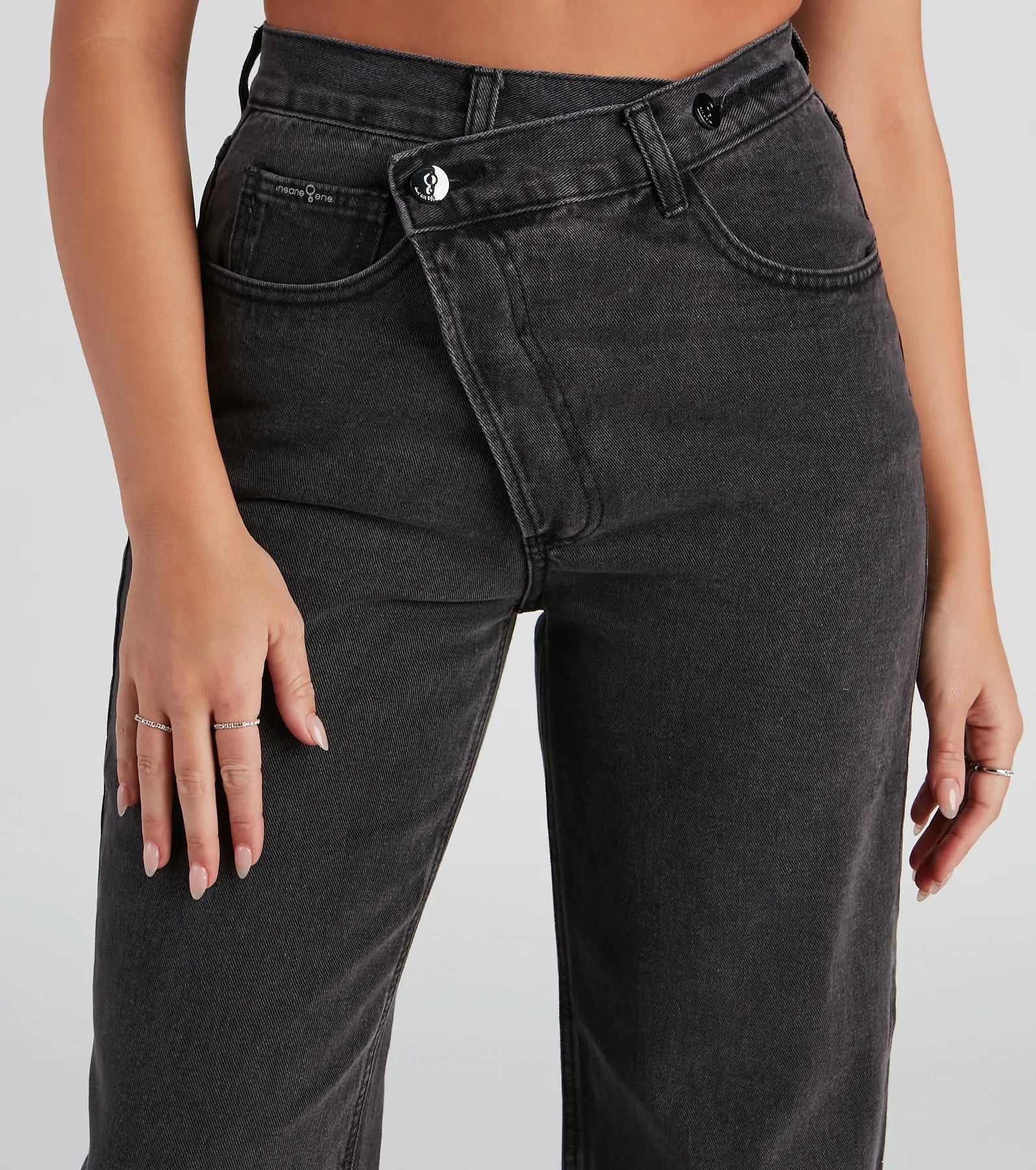 Stretch The Rules High Rise Straight Leg Denim Jeans - Image 4
