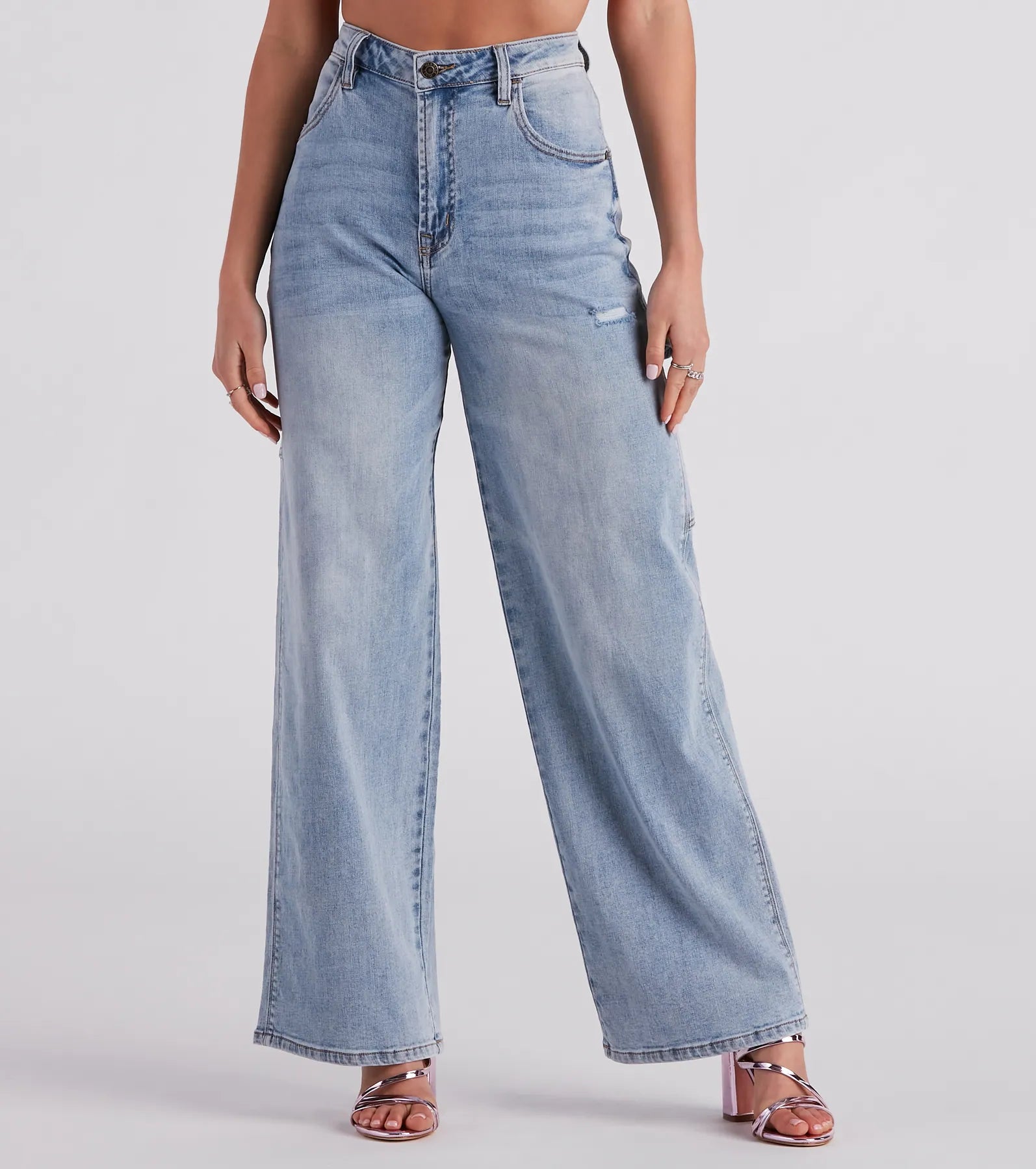 Trish Cargo Wide-Leg Jeans by Windsor Denim - Image 5
