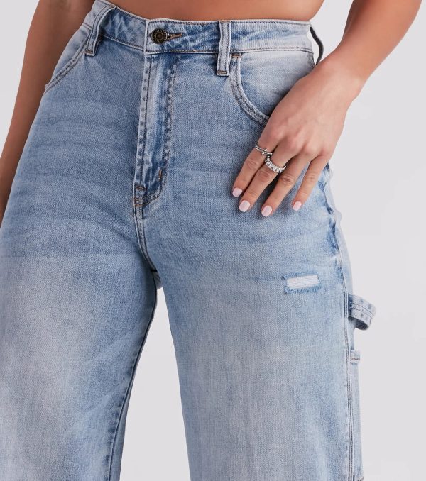 Trish Cargo Wide-Leg Jeans by Windsor Denim - Image 8