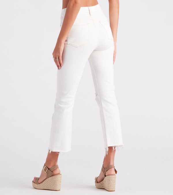 Robyn High-Rise Crop Flare Jeans By Windsor Denim - Image 3