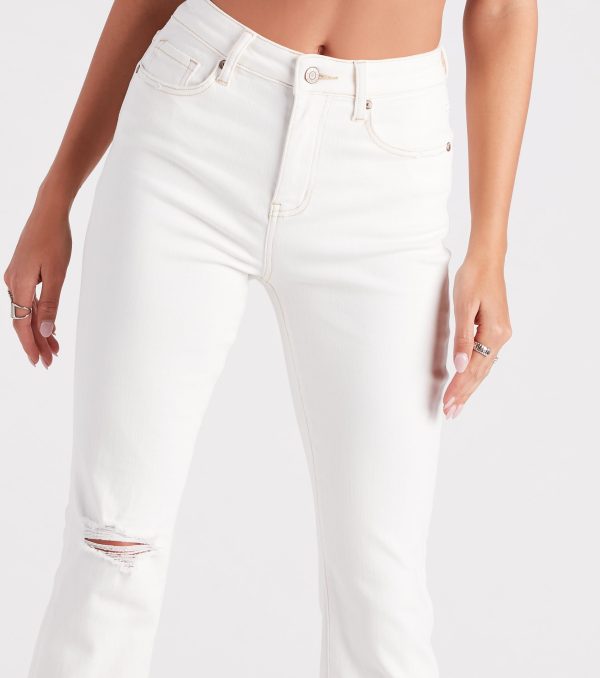 Robyn High-Rise Crop Flare Jeans By Windsor Denim - Image 4