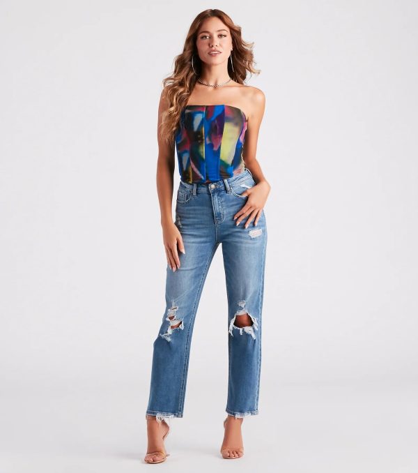 Savannah High-Rise Straight-Leg Jeans by Windsor Denim - Image 2