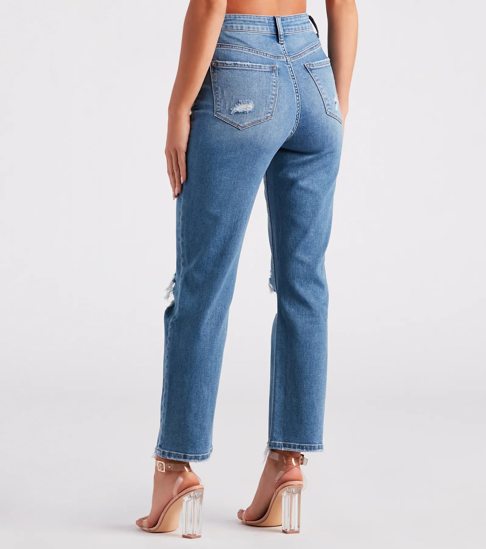 Savannah High-Rise Straight-Leg Jeans by Windsor Denim - Image 3
