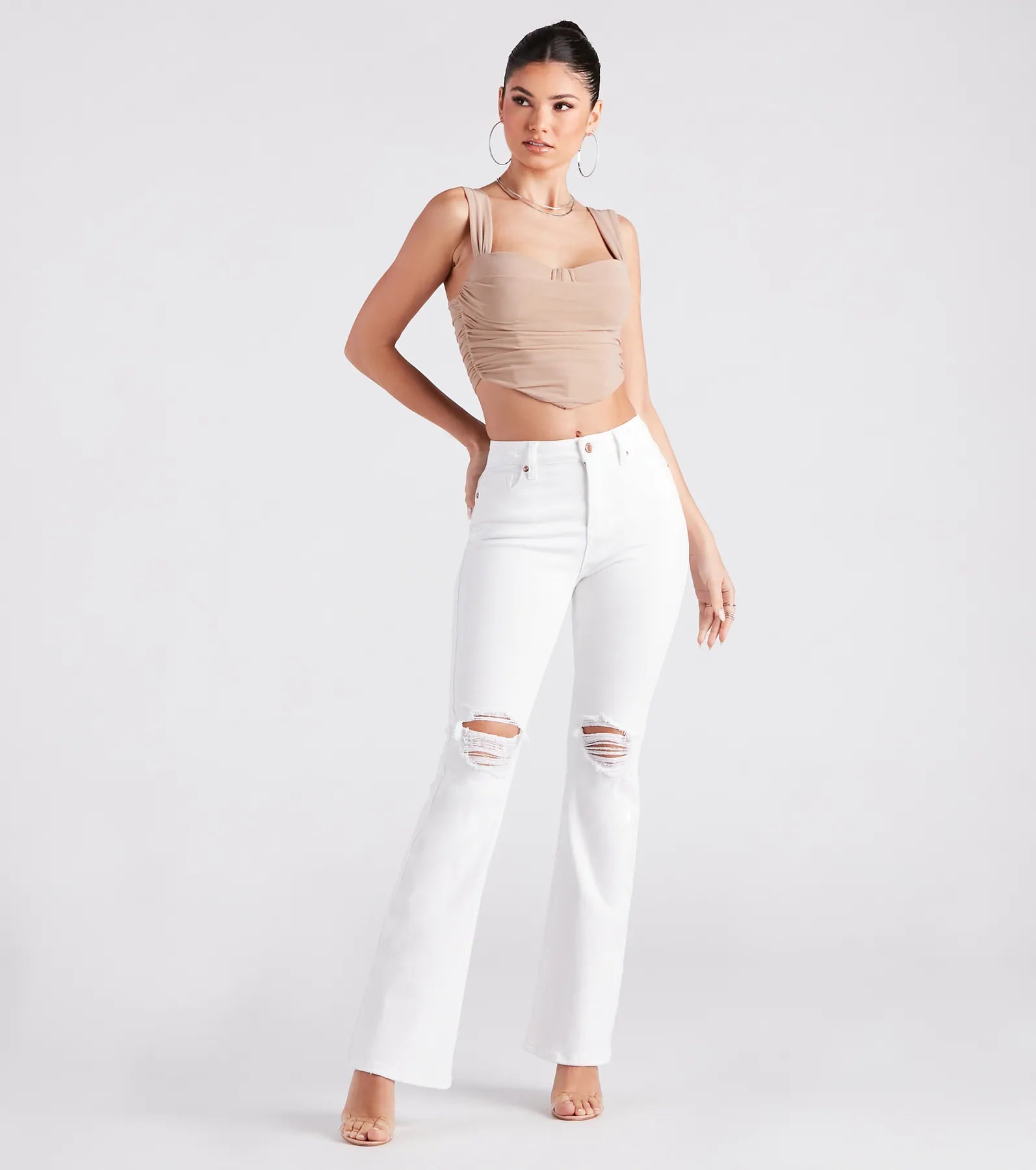 Bri High-Rise Flare Jeans by Windsor Denim - Image 5