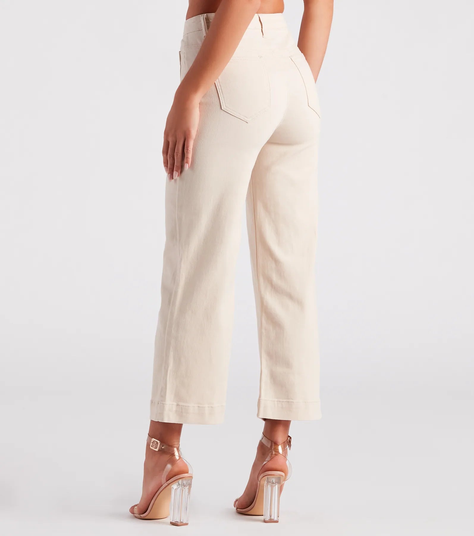 Go-Getter High Rise Wide Leg Denim Jeans - Image 3