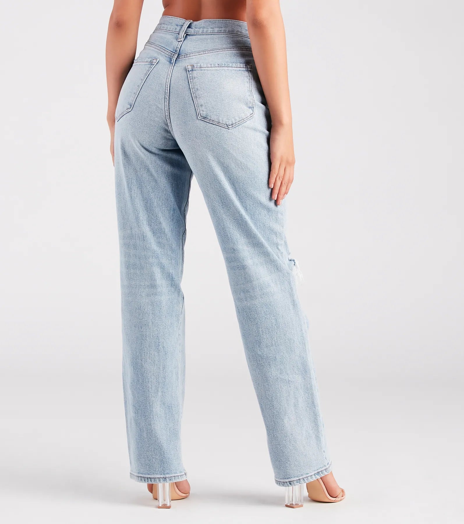 Total Mood High-Rise Boyfriend Denim Jeans - Image 3