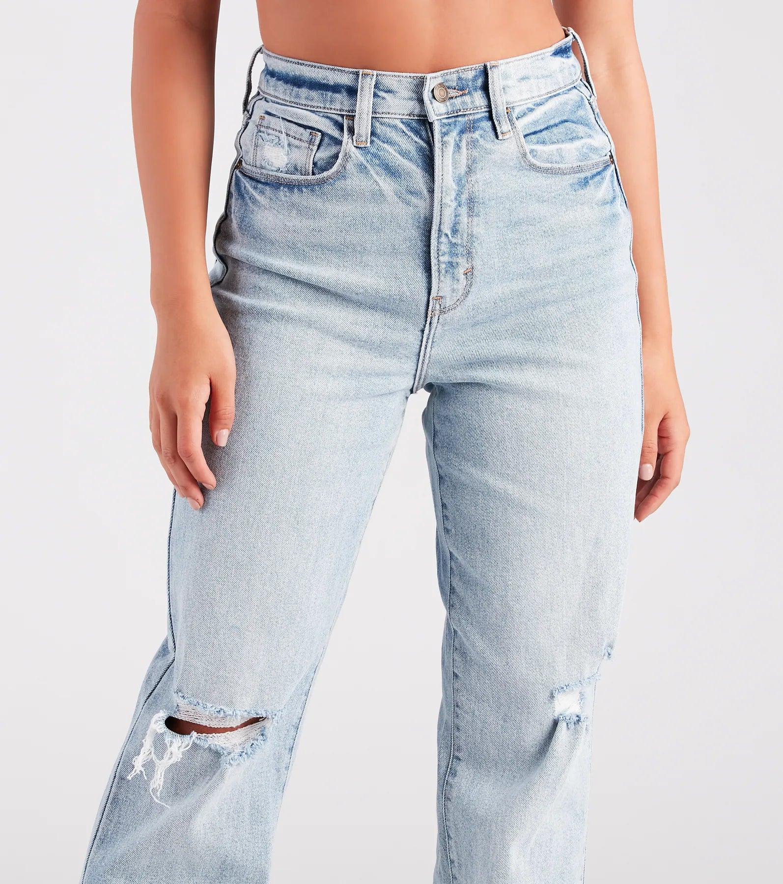 Total Mood High-Rise Boyfriend Denim Jeans - Image 4