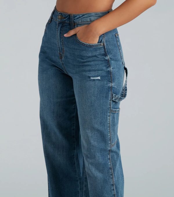 Trish Cargo Wide-Leg Jeans by Windsor Denim - Image 4