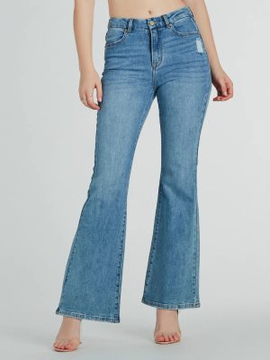 Bri High Waist Flare Jeans by Windsor Denim
