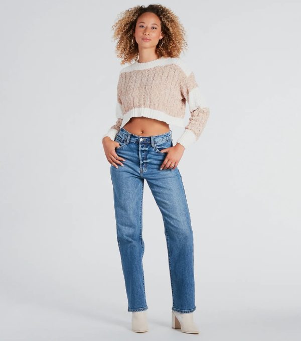 Classic High-Rise Straight-Leg Boyfriend Jeans - Image 7
