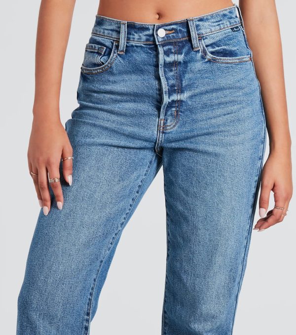 Classic High-Rise Straight-Leg Boyfriend Jeans - Image 9