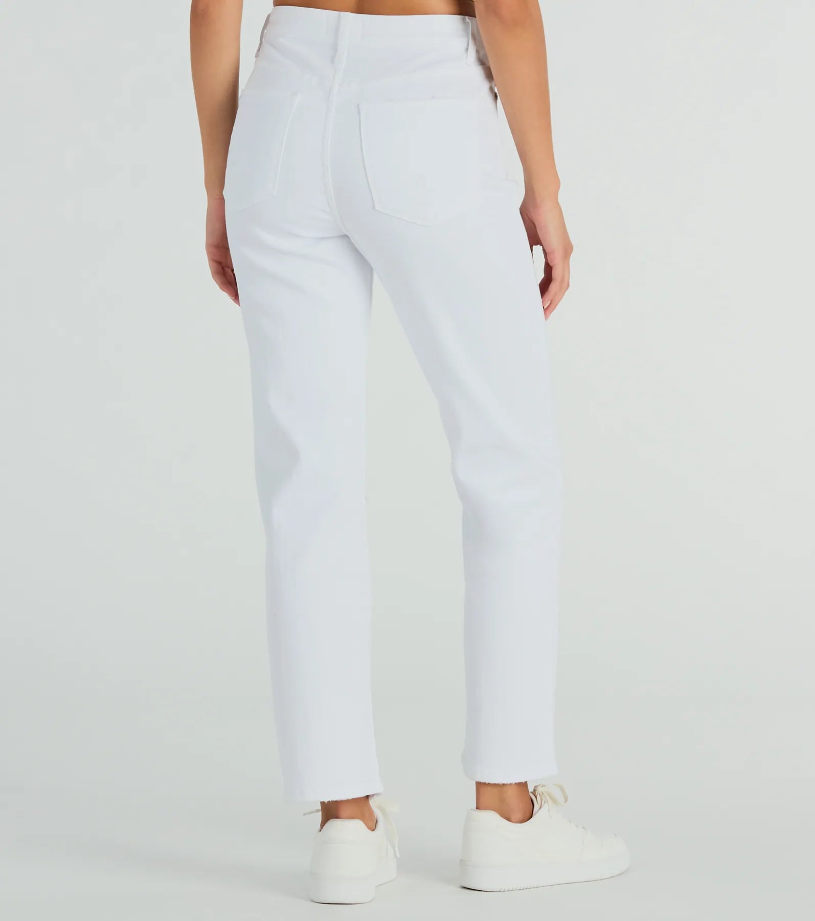 Fresh Vibe High-Rise Destructed Straight-Leg Jeans by Windsor Denim - Image 3