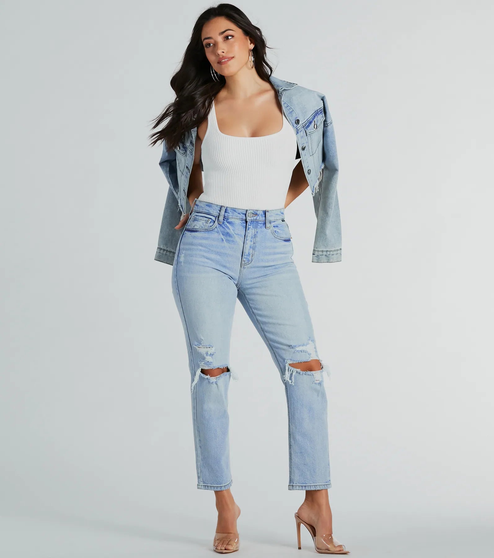 Love Your Look High-Rise Straight-Leg Denim Jeans - Image 4