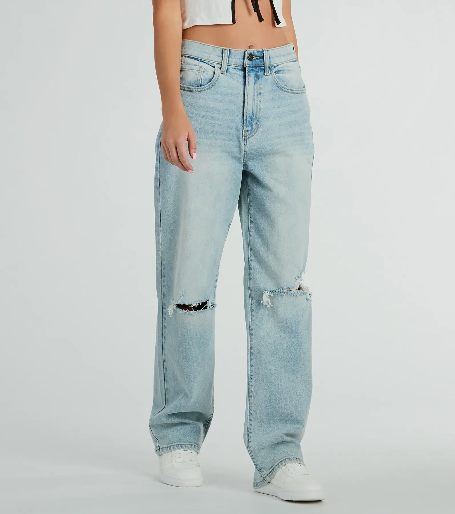 Authentic Trendsetter High Rise Denim Boyfriend Jeans - Image 3