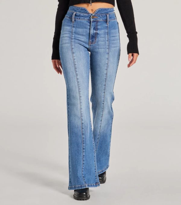 So Extra High-Rise Flared Wide-Leg Denim Jeans - Image 3