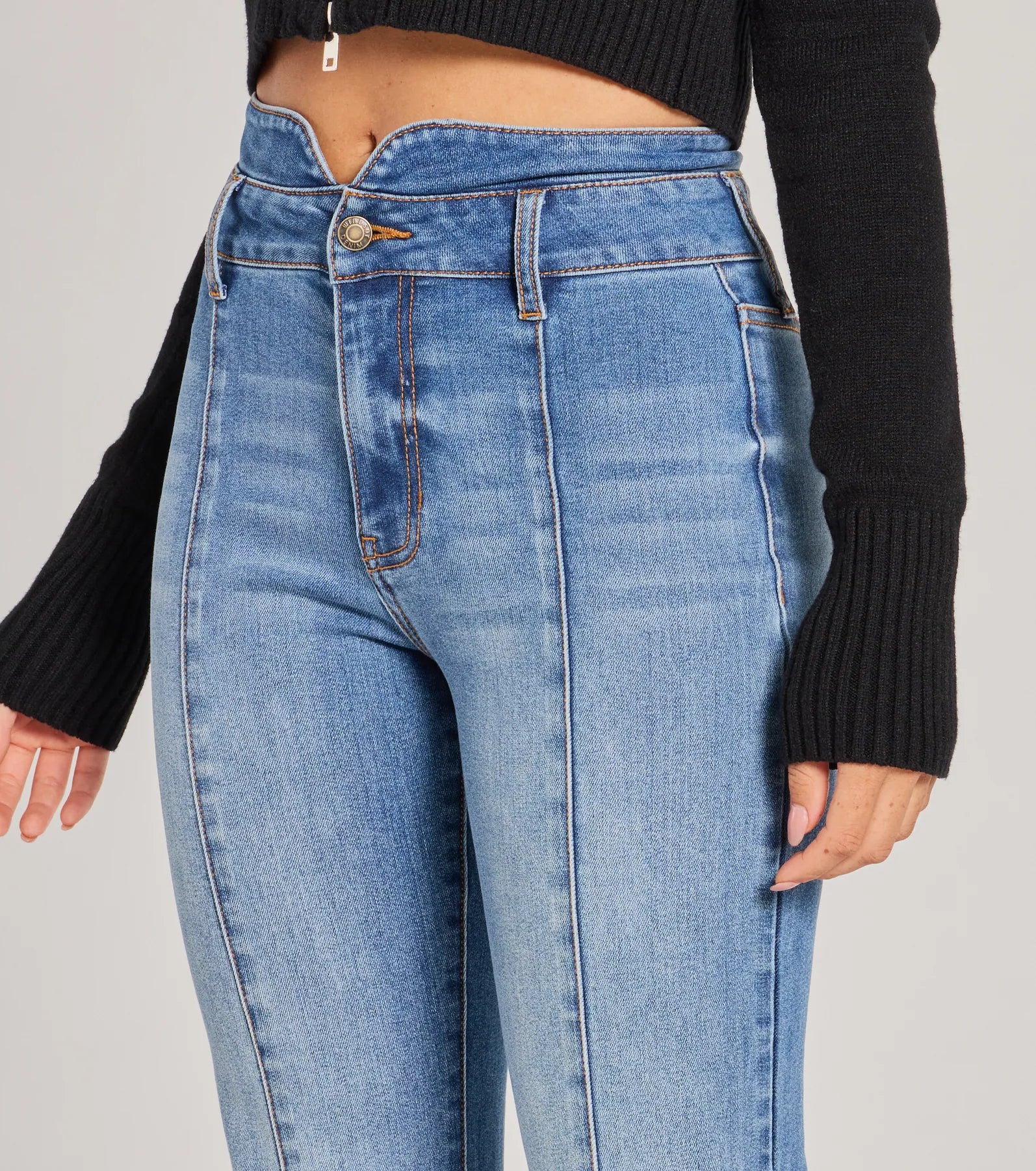 So Extra High-Rise Flared Wide-Leg Denim Jeans - Image 4