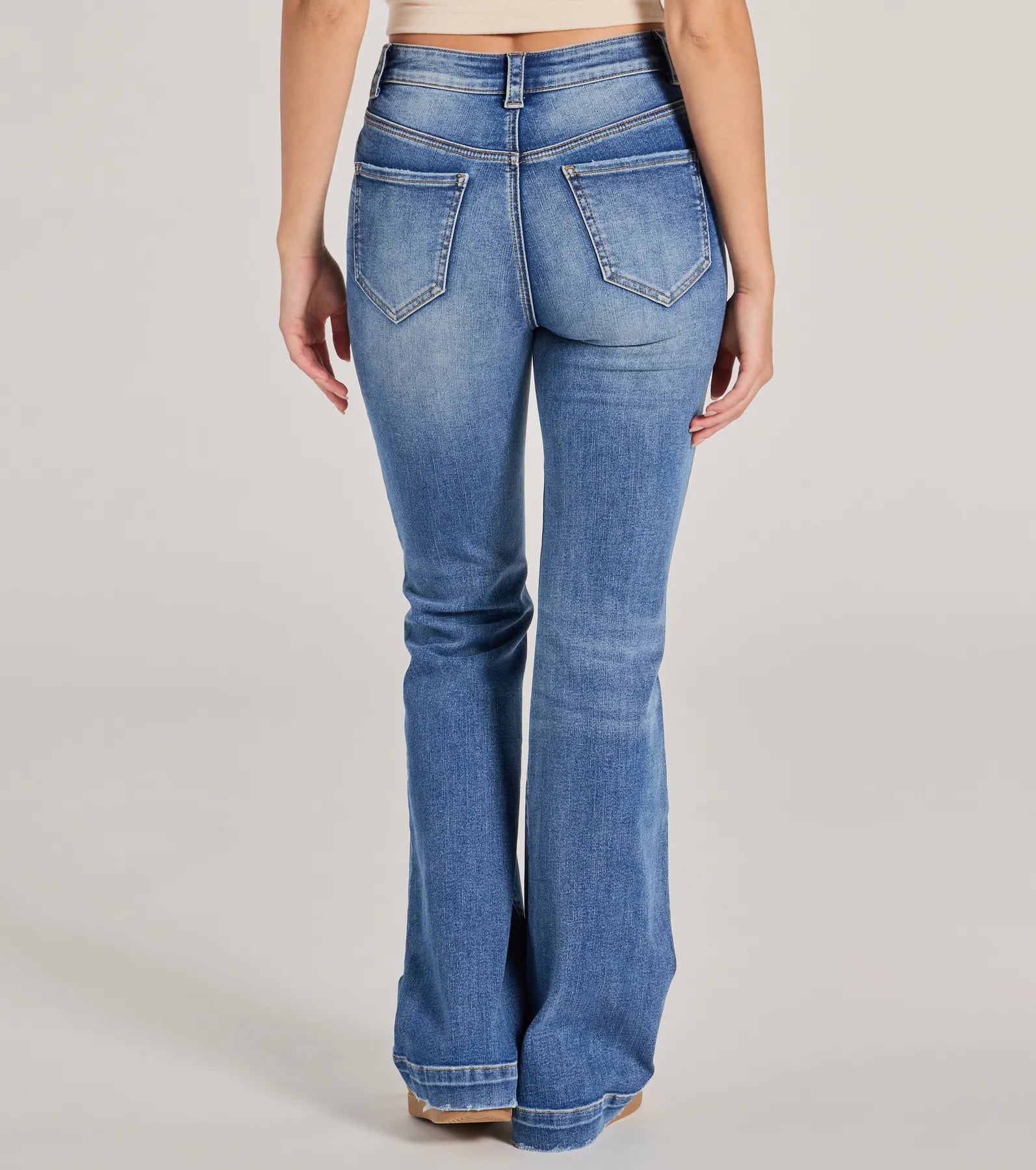 Easy Favorite Mid-Rise Flare Denim Jeans - Image 2