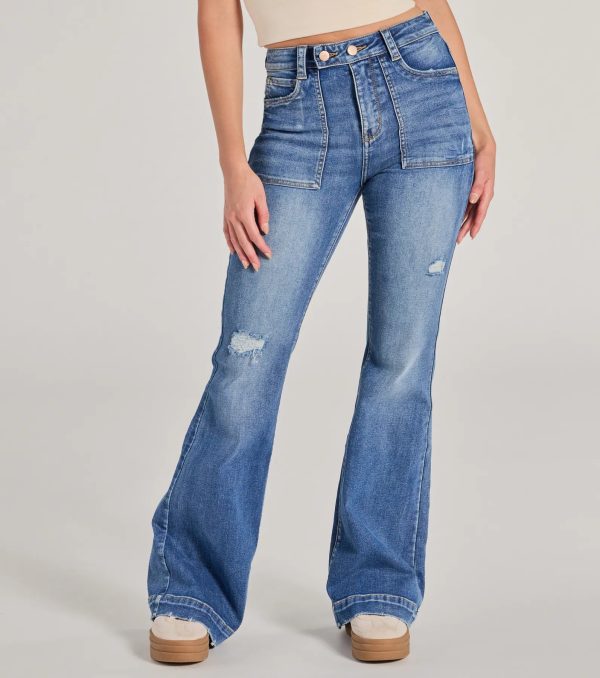 Easy Favorite Mid-Rise Flare Denim Jeans - Image 3