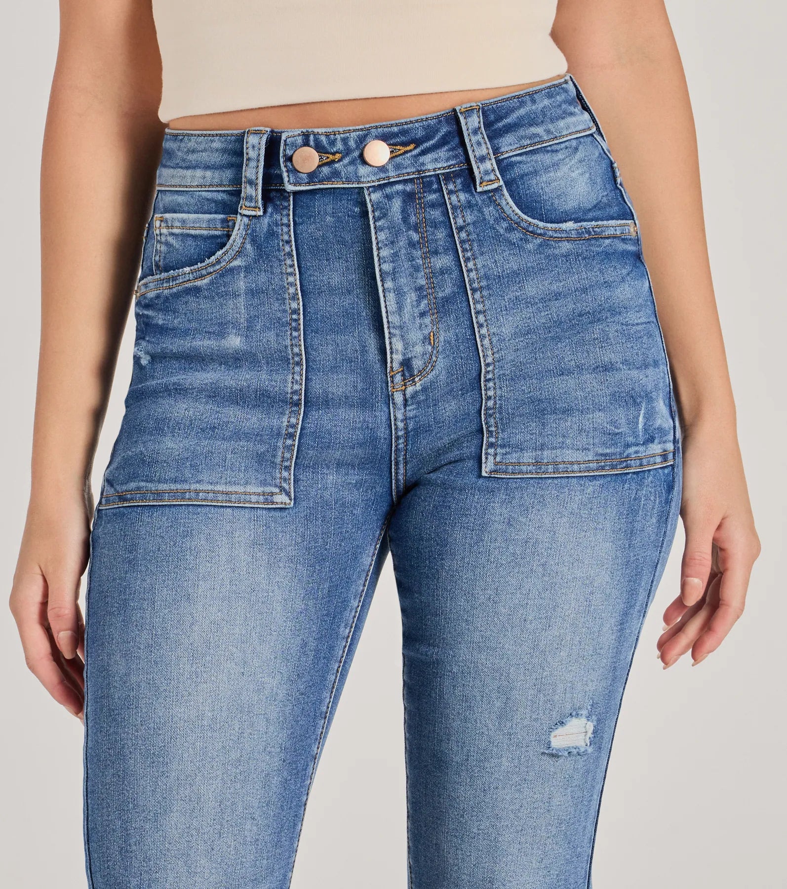 Easy Favorite Mid-Rise Flare Denim Jeans - Image 4
