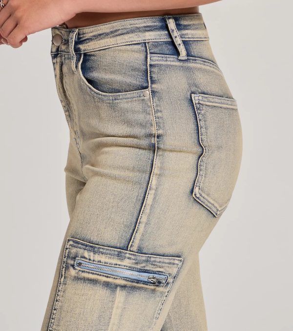 Cool Edge High-Rise Straight-Leg Denim Jeans - Image 3