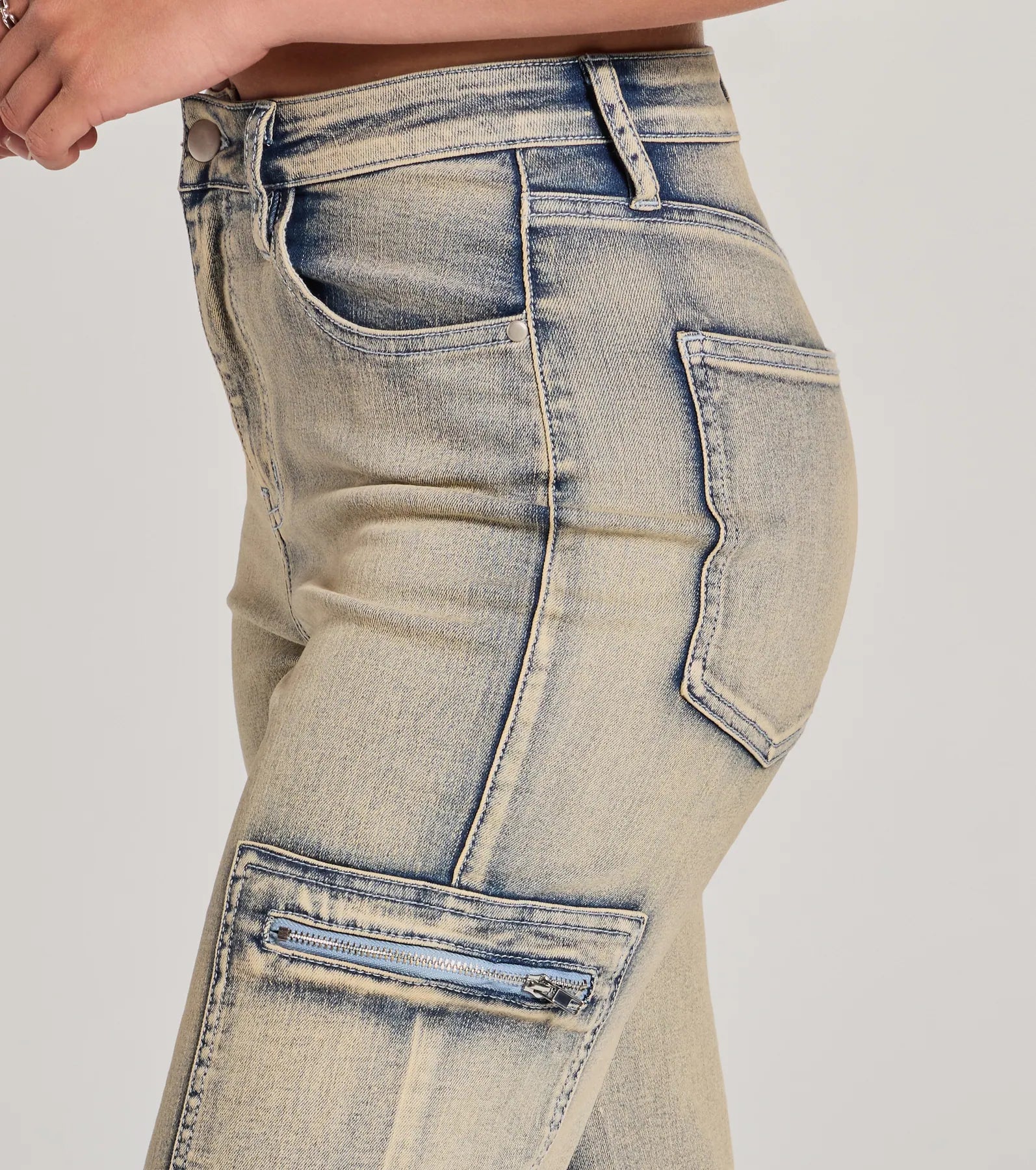 Cool Edge High-Rise Straight-Leg Denim Jeans - Image 3