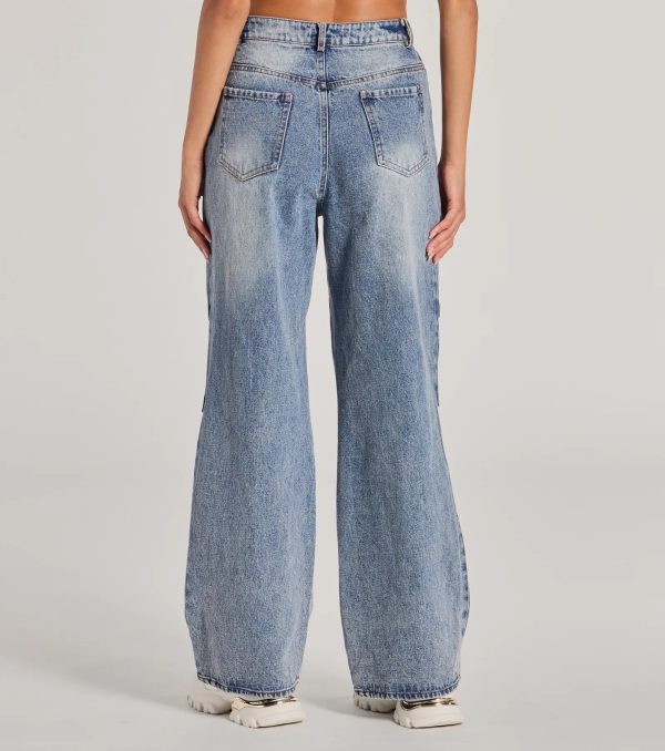 Stylish Journey High-Rise Straight-Leg Denim Jeans - Image 2