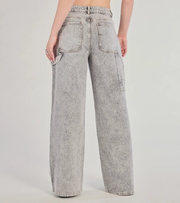 Totally Edgy Mid-Rise Wide-Leg Denim Jeans - Image 3
