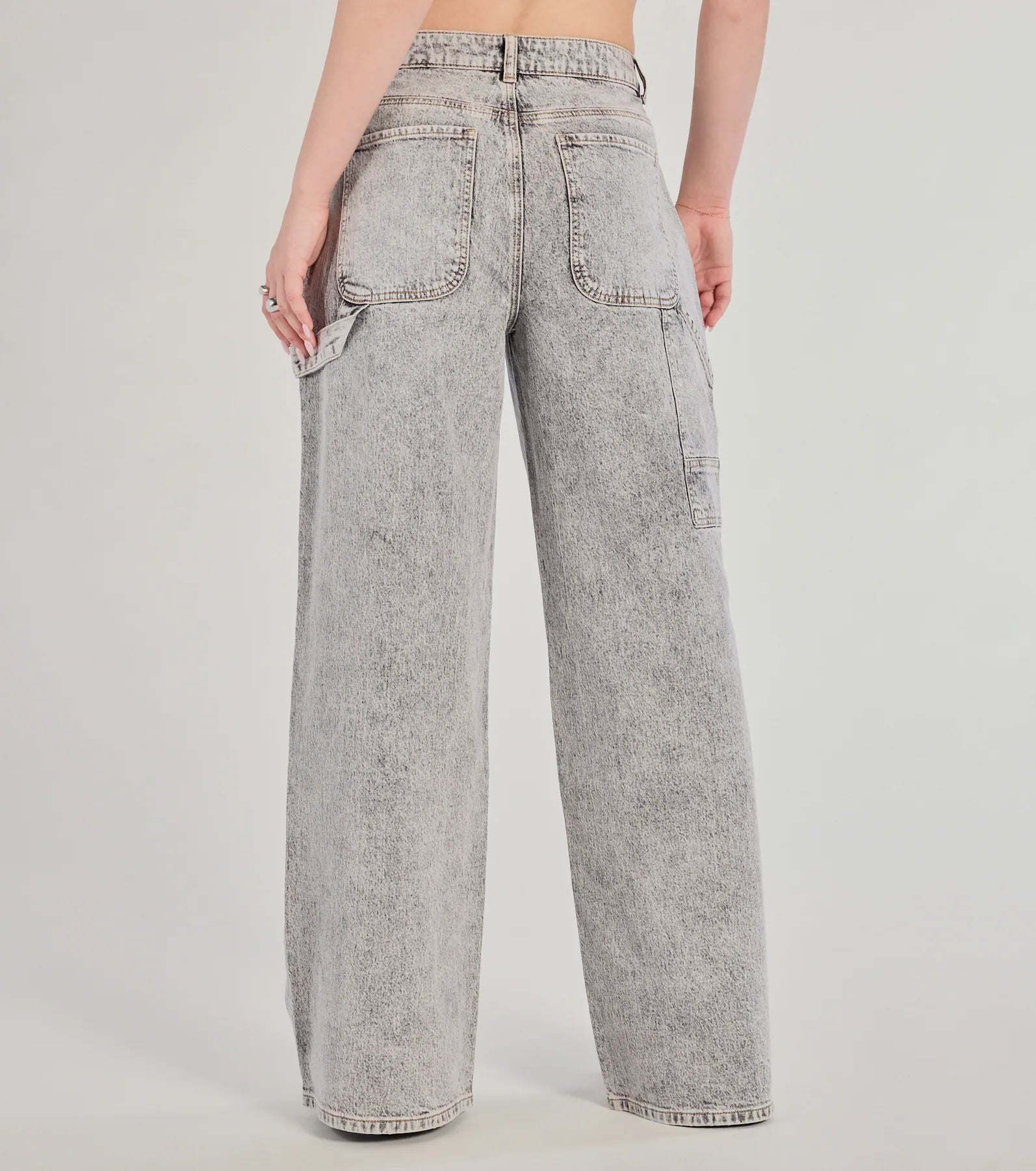 Totally Edgy Mid-Rise Wide-Leg Denim Jeans - Image 3