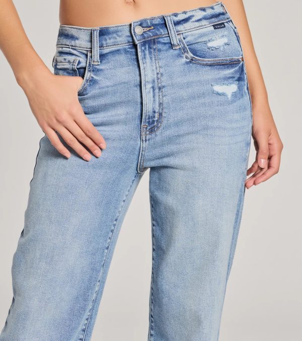 Basic Vibes High-Rise Straight-Leg Denim Jeans - Image 4