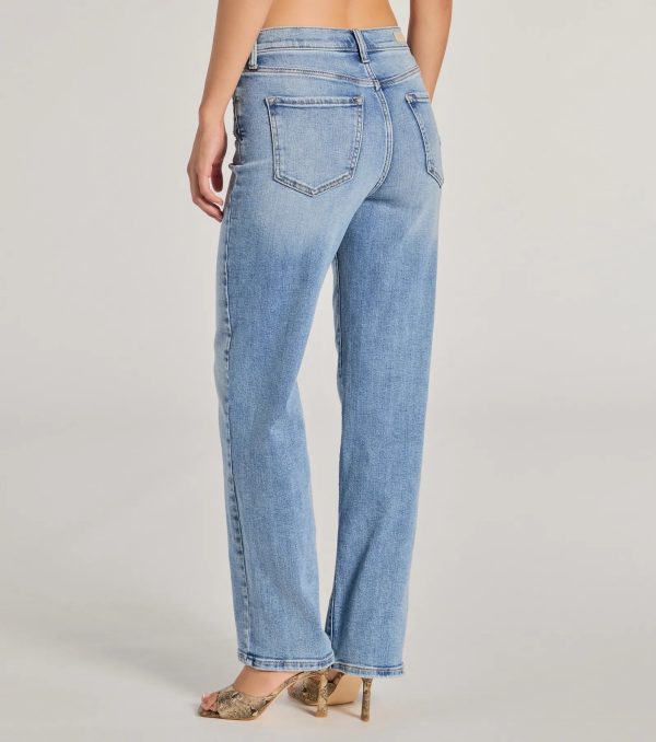 Basic Vibes High-Rise Straight-Leg Denim Jeans - Image 3