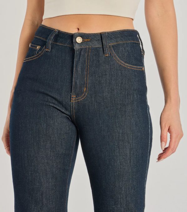 Elevated Chic High-Rise Straight Leg Denim Jeans - Image 6