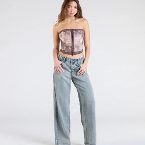 Fresh Take Mid-Rise Baggy Denim Jeans