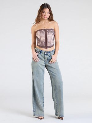 Fresh Take Mid-Rise Baggy Denim Jeans