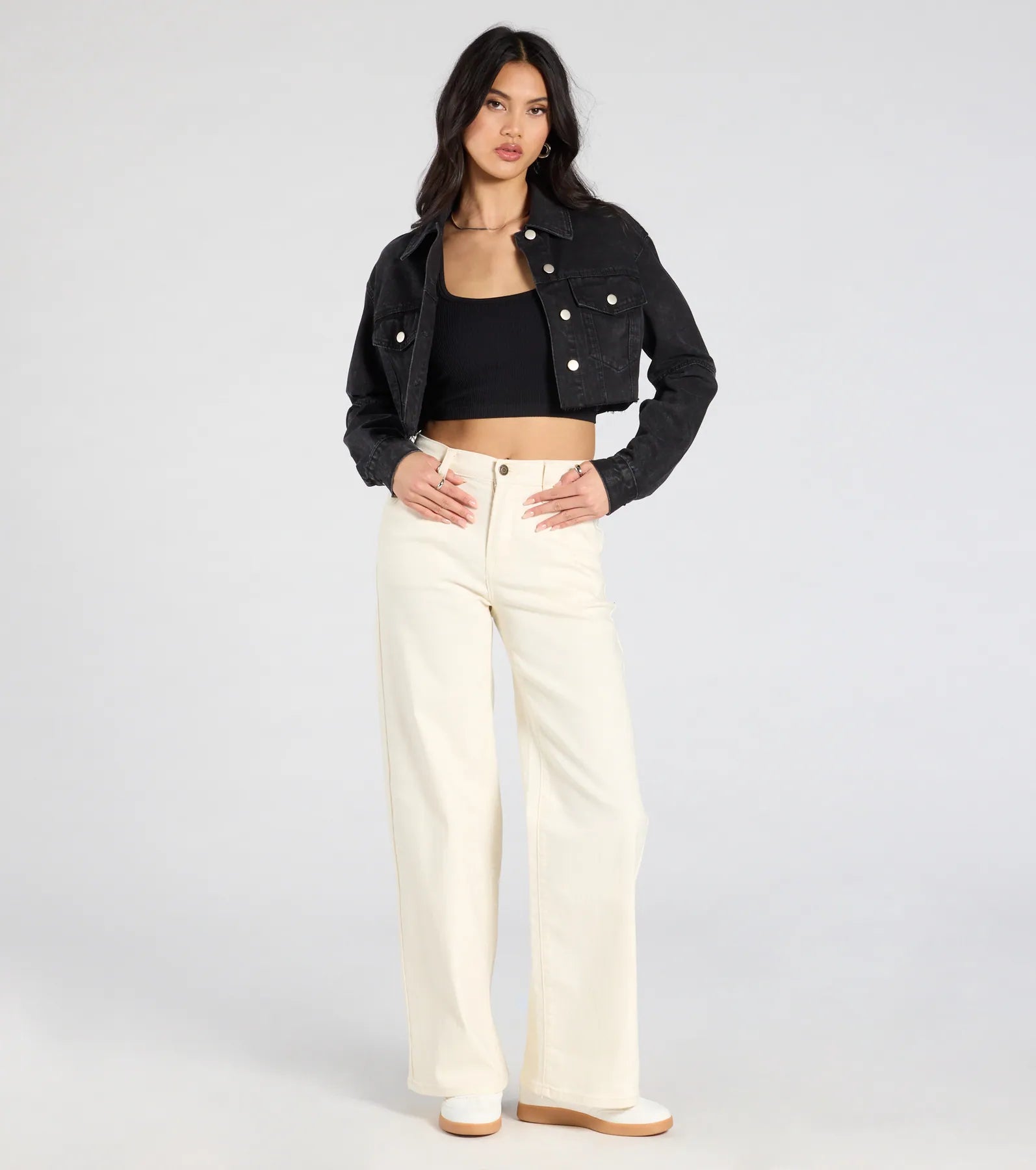 Perfect Day High-Rise Straight Leg Denim Jeans - Image 2