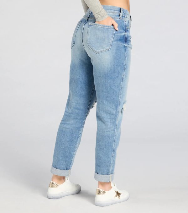 Prepare To Love High RIse Boyfriend Denim Jeans - Image 2