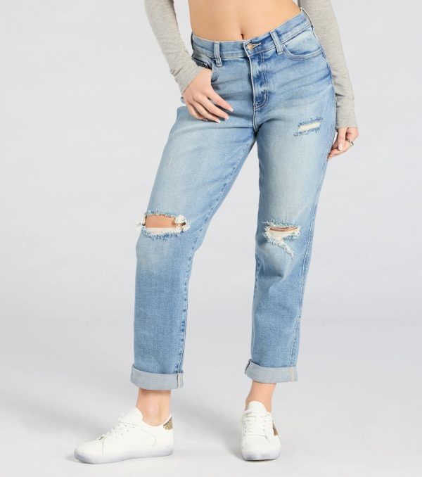 Prepare To Love High RIse Boyfriend Denim Jeans - Image 4