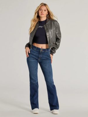 Effortless Staple High-Rise Bootcut Jeans