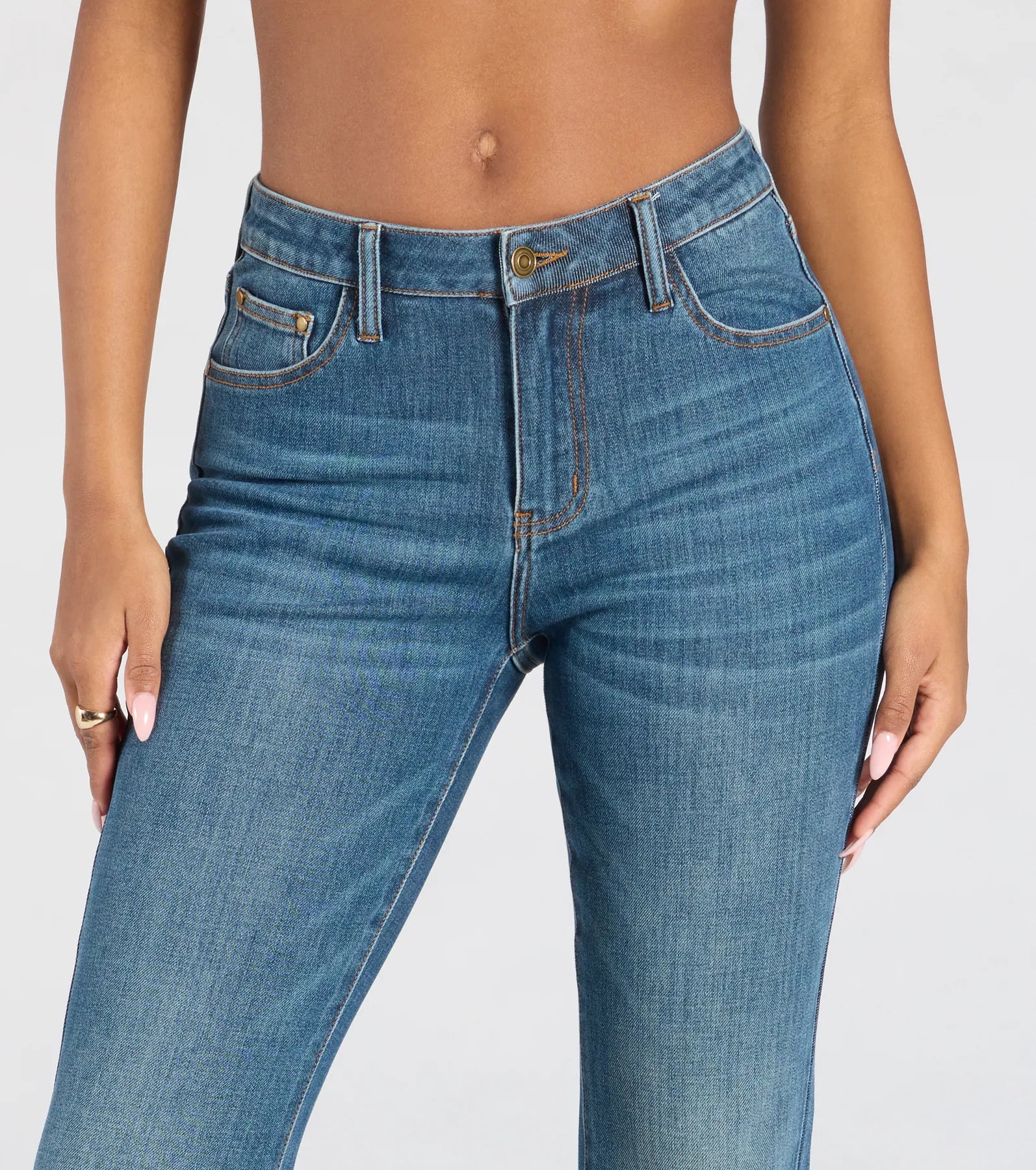 So Far So Good High-Rise Bootcut Denim Jeans - Image 3