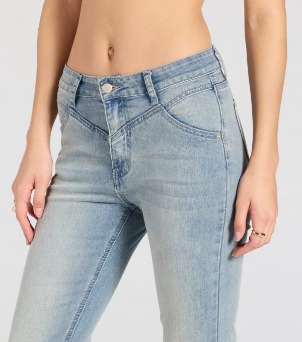 Vibe Check High-Rise Flare Denim Jeans - Image 3