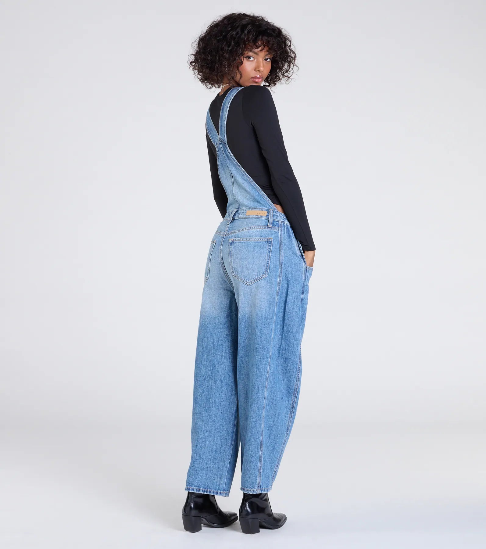 Casual Aesthetic Baggy Denim Overalls - Image 2