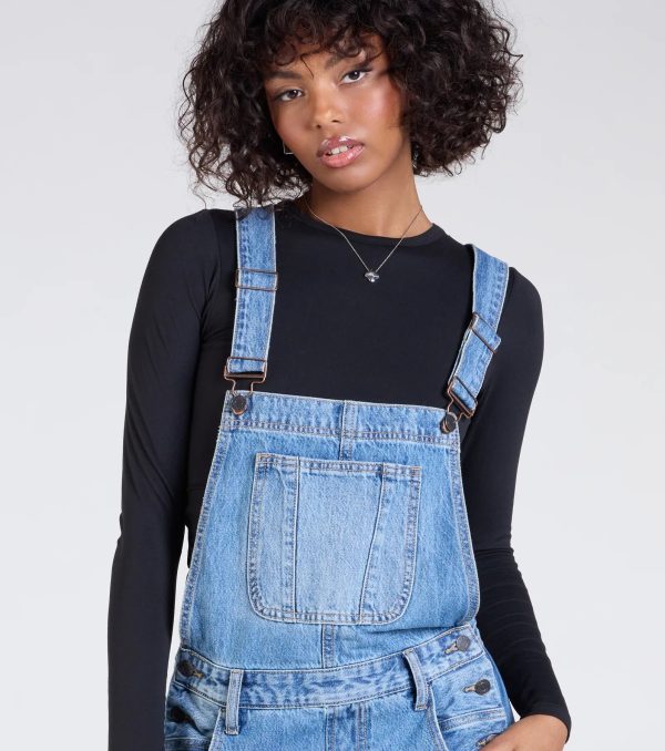 Casual Aesthetic Baggy Denim Overalls - Image 3