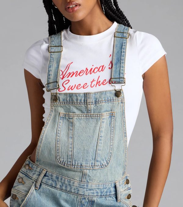 Casual Babe Tinted Denim Overalls - Image 4
