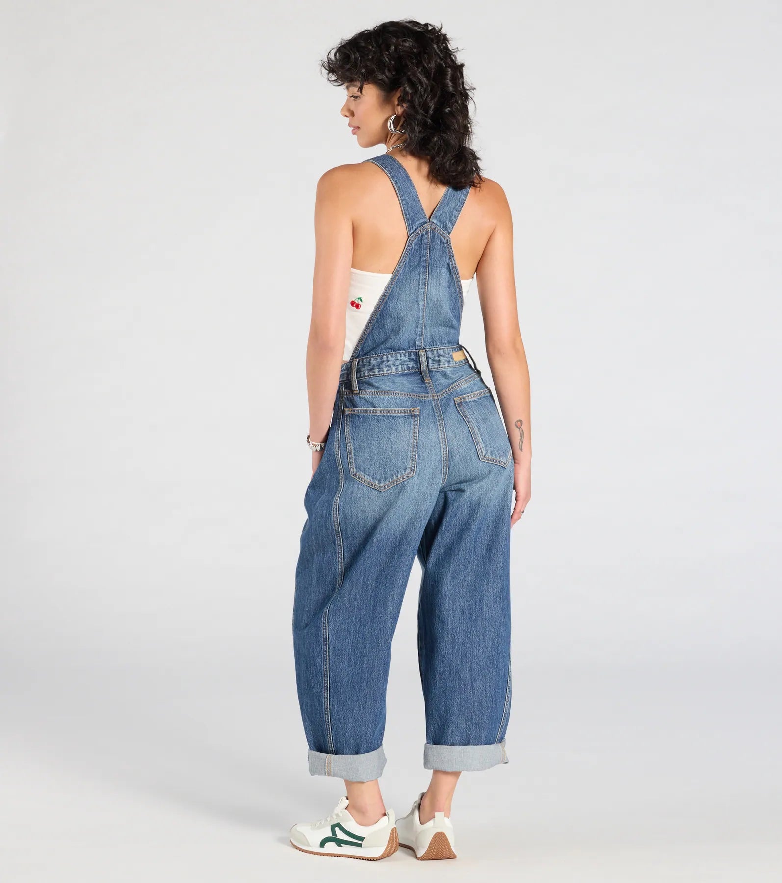 Match My Vibe Wide-Leg Denim Overalls - Image 3