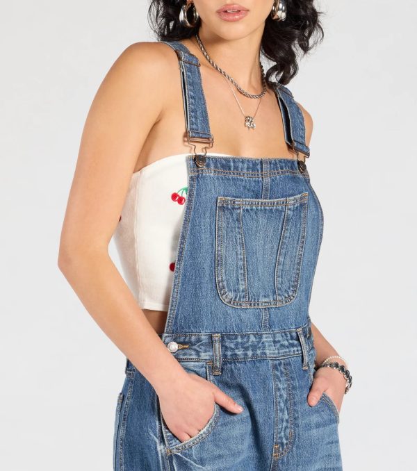 Match My Vibe Wide-Leg Denim Overalls - Image 4